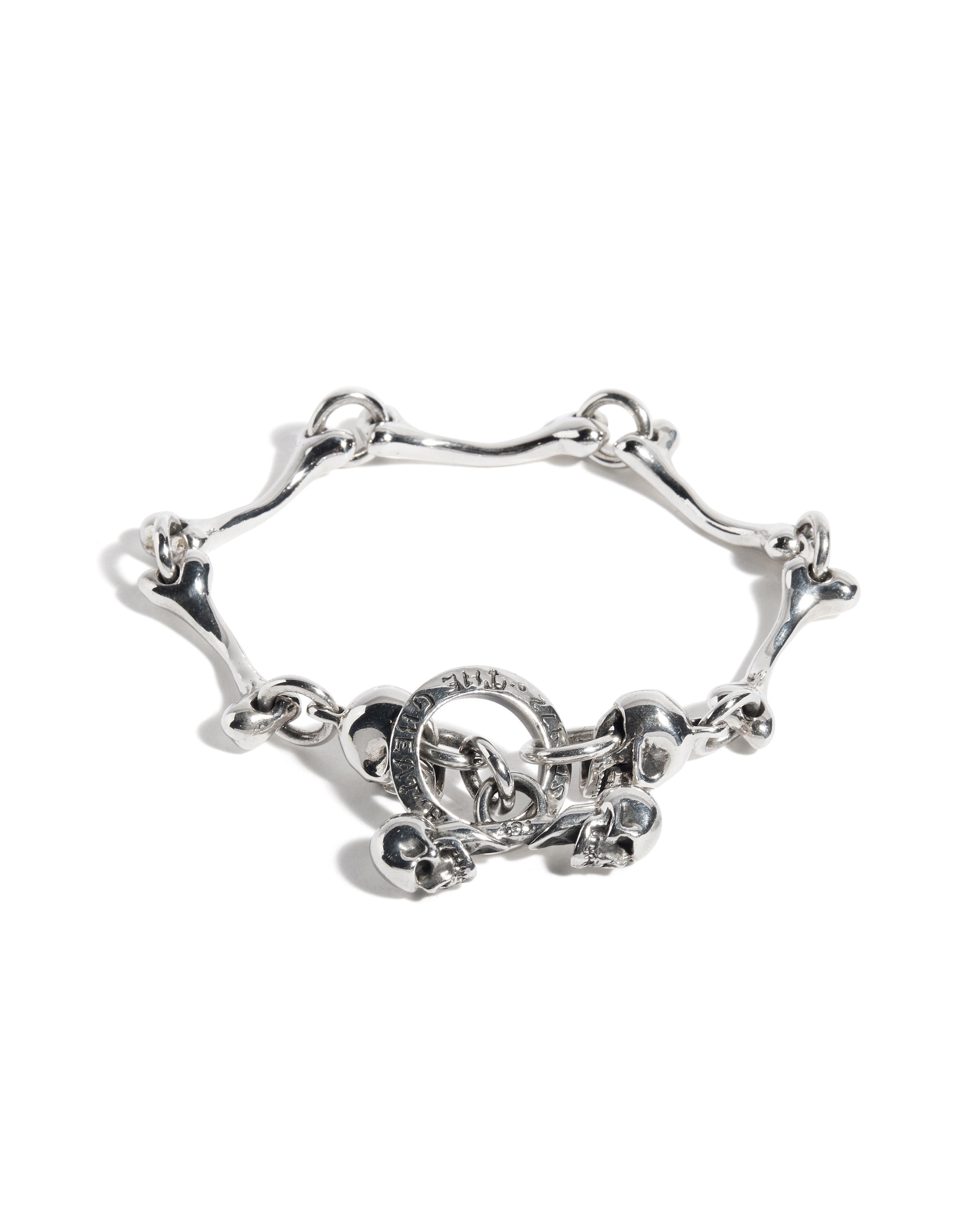 Bones Bracelet with Skull Ends – The Great Frog London