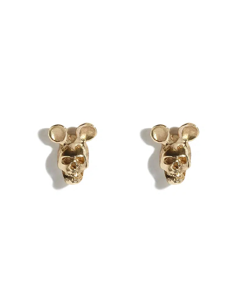 MICRO MICHAEL RODENT STUD ピアス　グレートフロッグ 9ct Gold Micro Michael Rodent Stud (not pair) – The Great Frog London