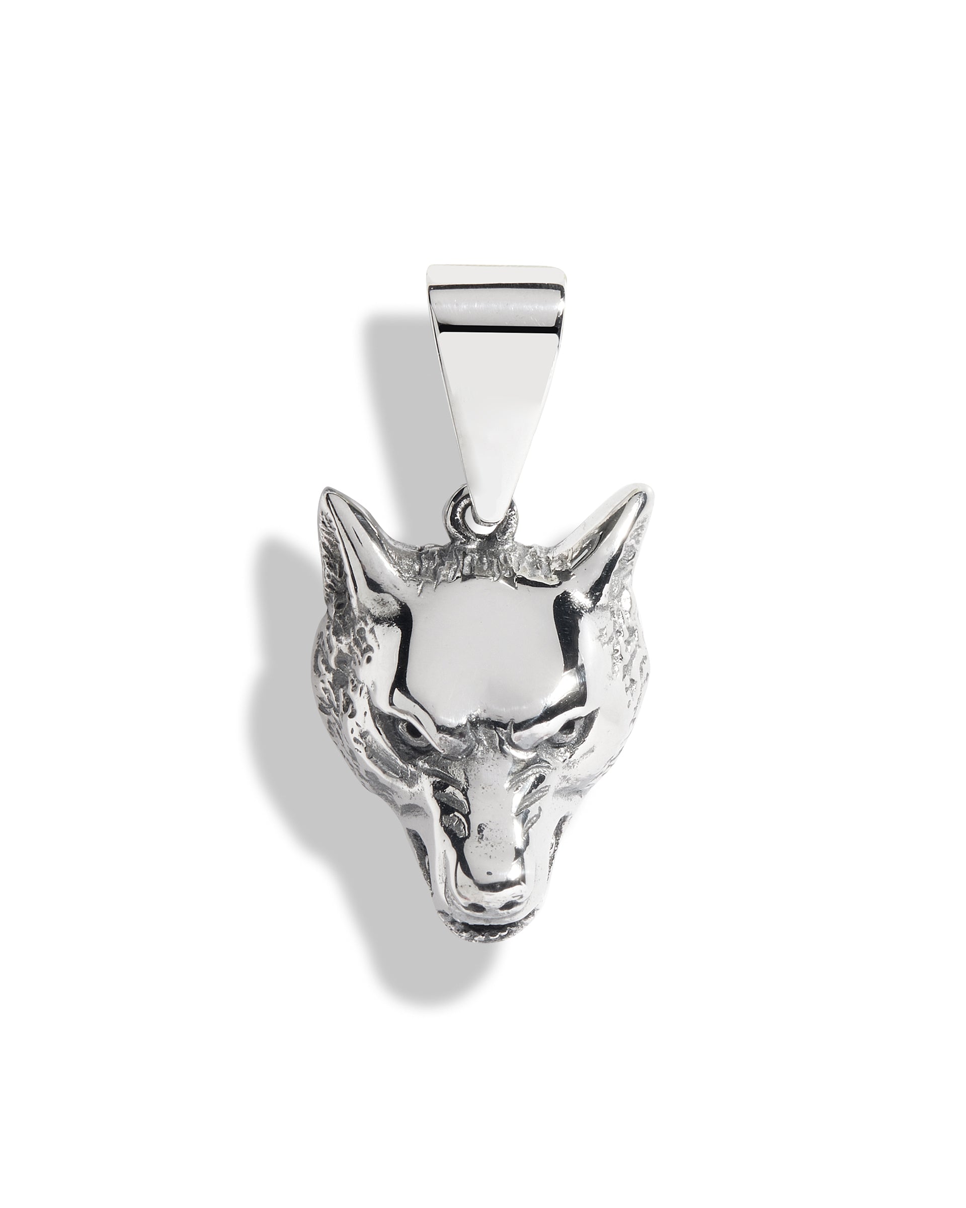 Small Wolf Head Pendant – The Great Frog London