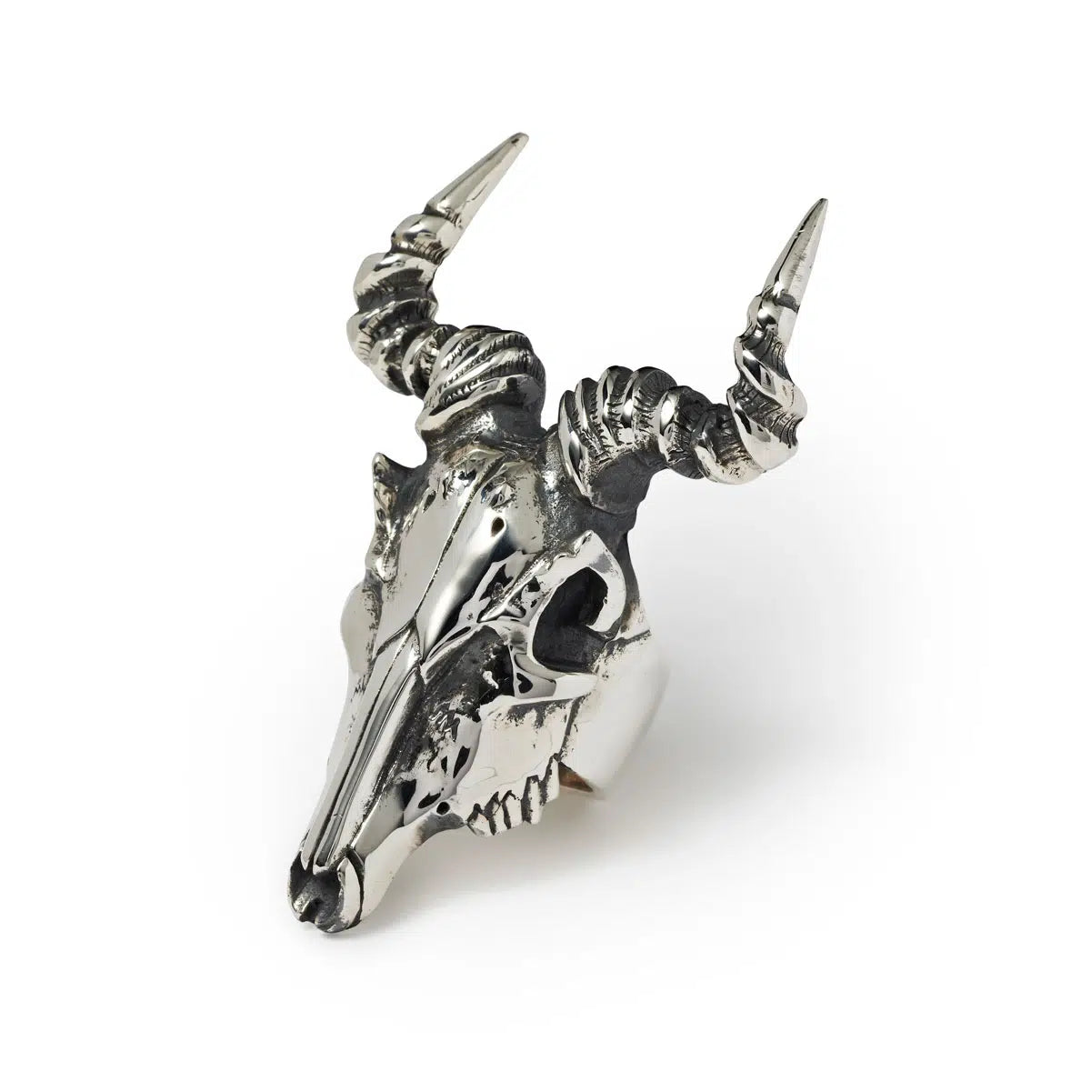 Medium Kudu Skull Ring – The Great Frog London