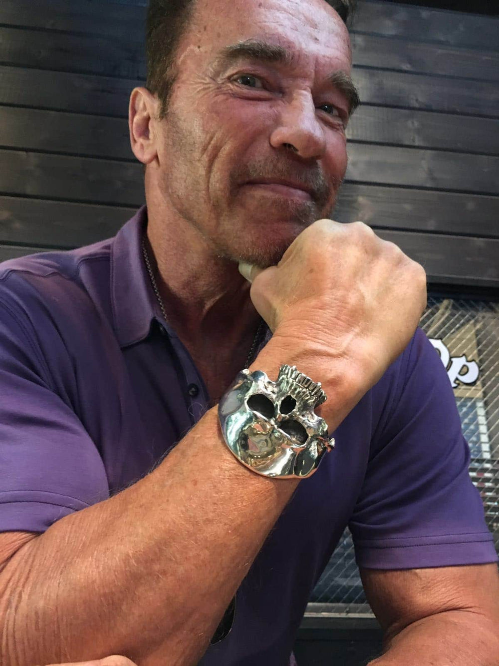 Arnold Schwarzenegger visits TGF Los Angeles