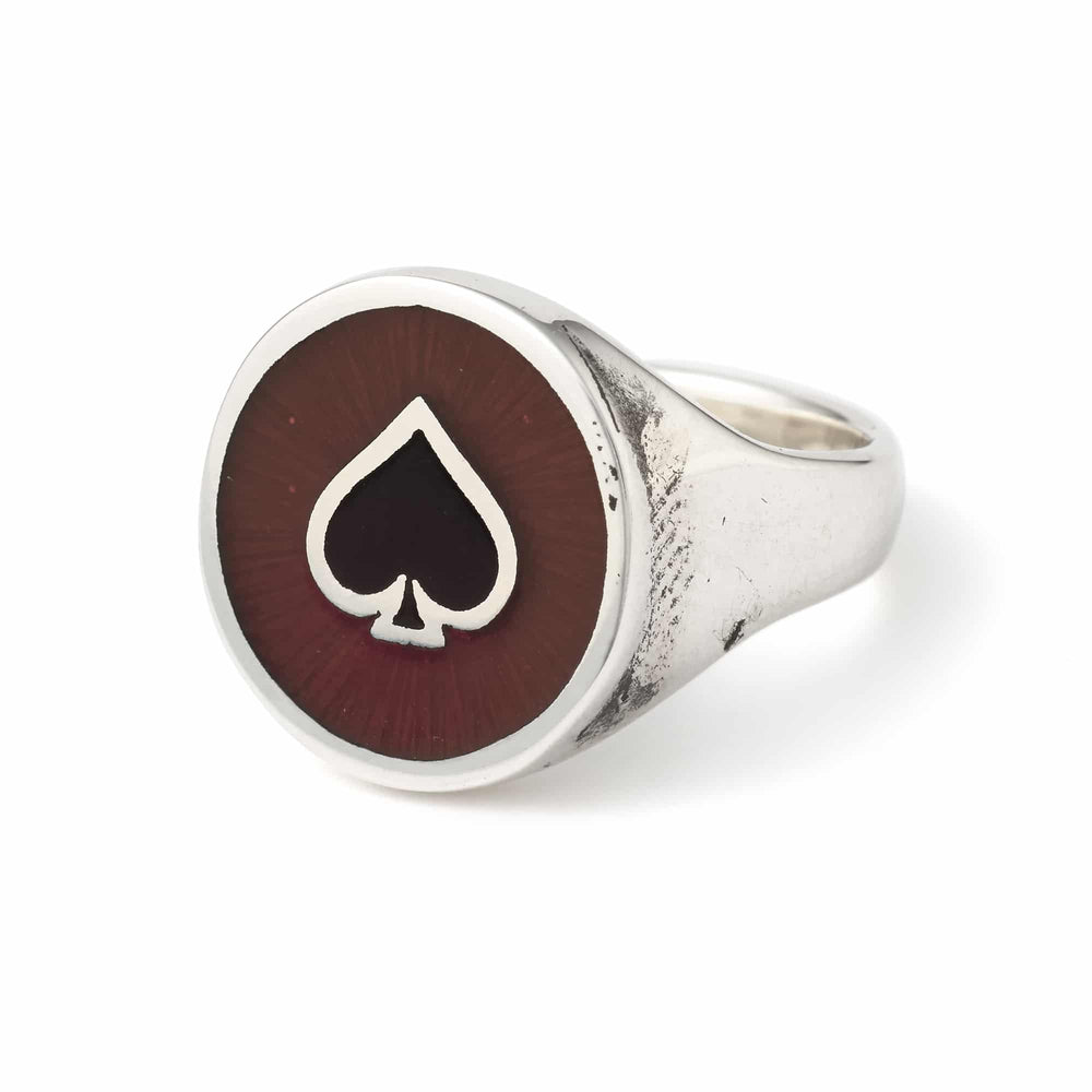 It's Back! The Round Ace with Enamel Ring