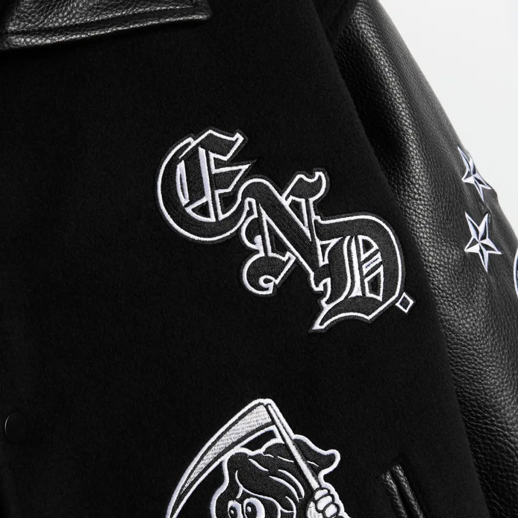 TGF x END. Varsity Jacket