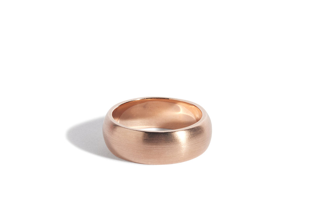 9mm Brushed Wedding Band