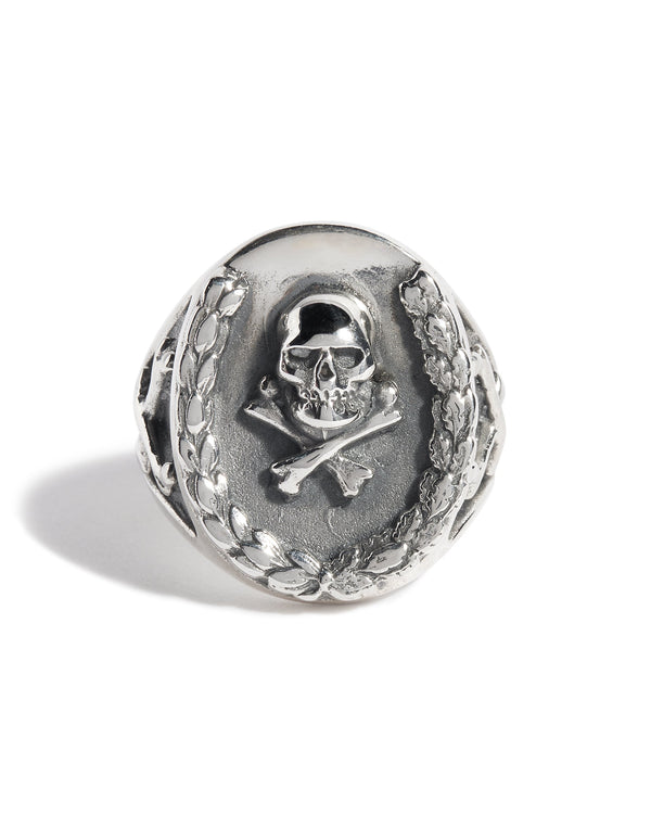 All Silver Wreath Ring