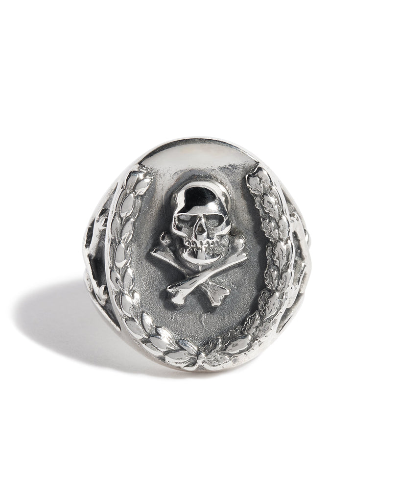 All Silver Wreath Ring