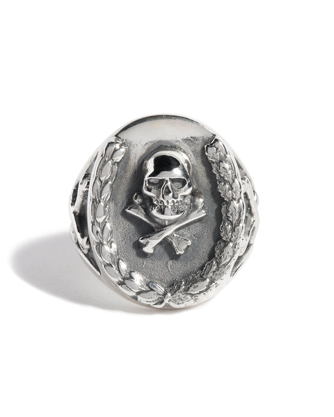 グレートフロッグ　WREATH RING All Silver Wreath Ring – The Great Frog London