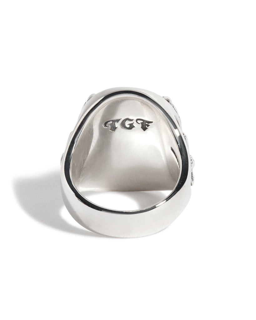 All Silver Wreath Ring