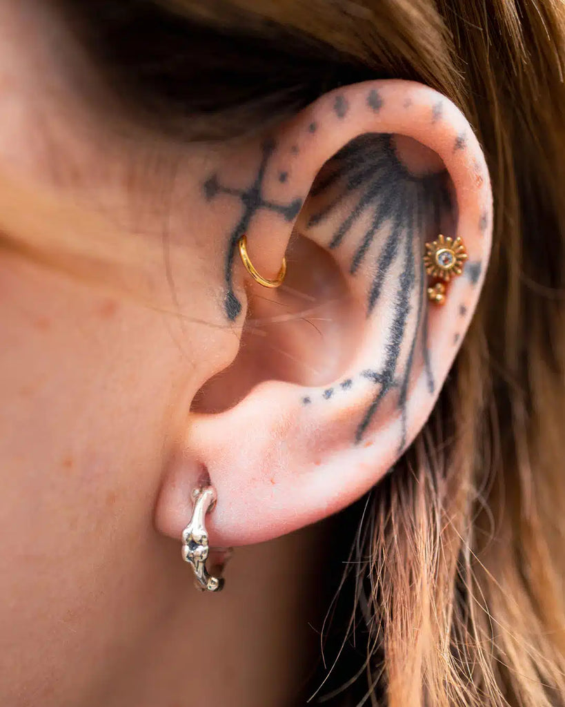 Micro Bones Hoop (Single)