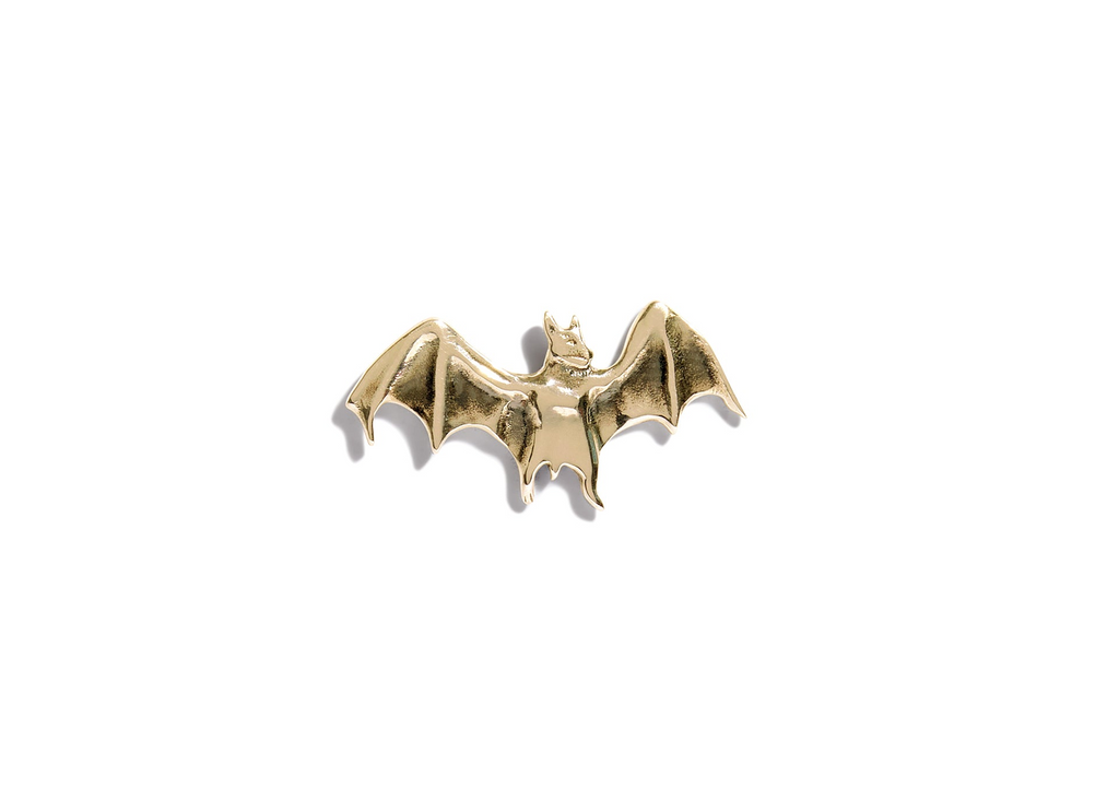 18ct Gold Plated Bat Earring (Single)