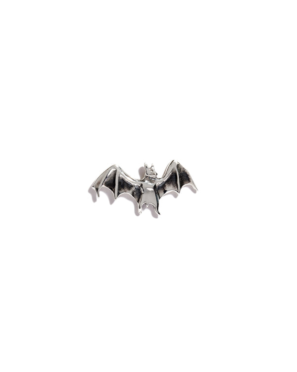 Silver Bat Earring (Single)