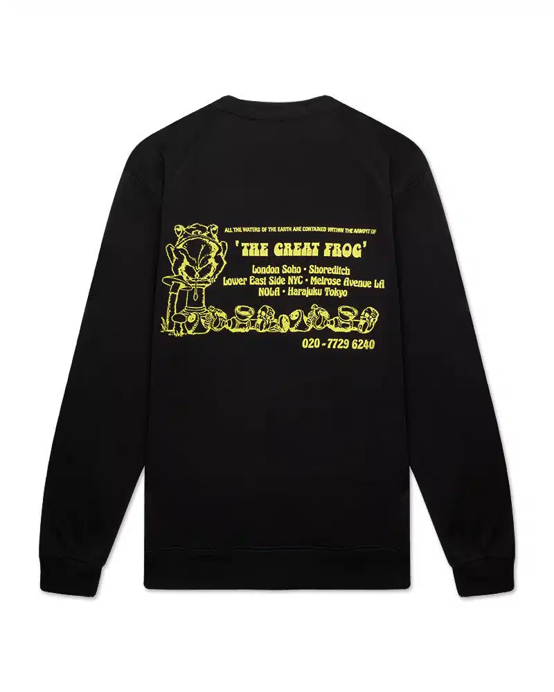 "The Business" Vintage Sweater Black/Yellow