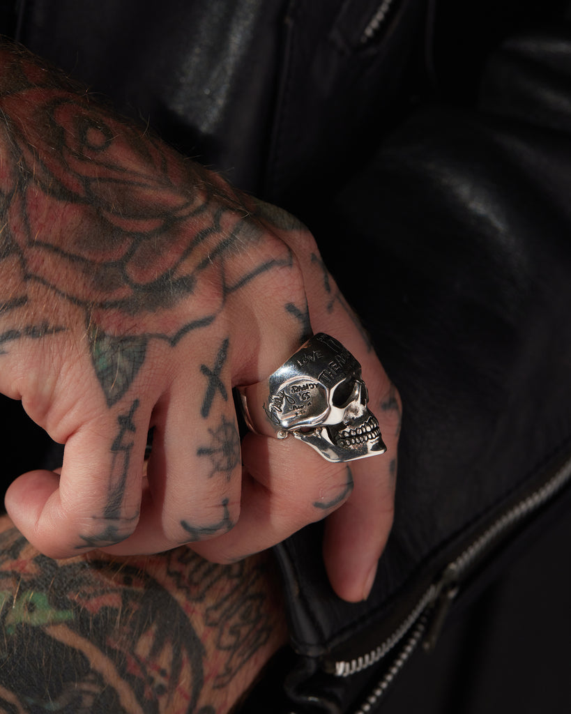 Rolling Stones Beggars Banquet Defaced Skull