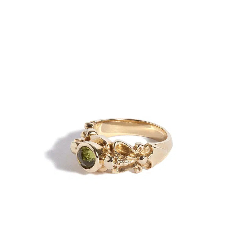 Solid Gold Chatelaine Ring