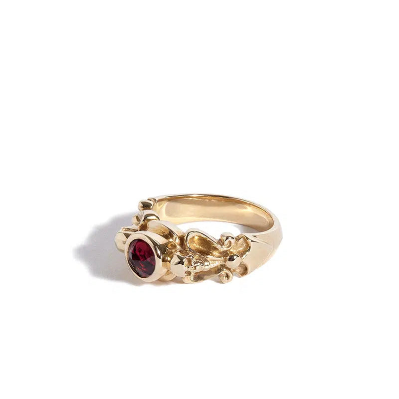 Solid Gold Chatelaine Ring