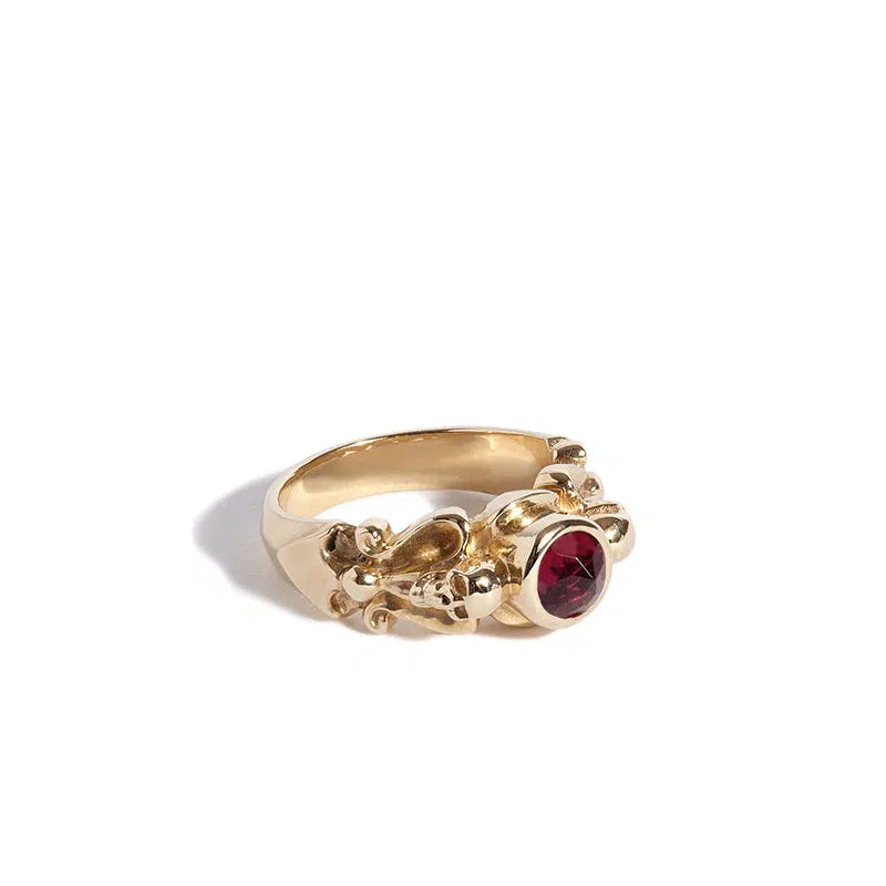 Solid Gold Chatelaine Ring