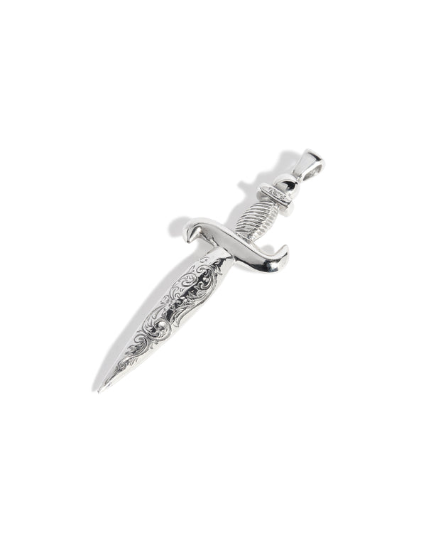 Engraved Dagger Pendant