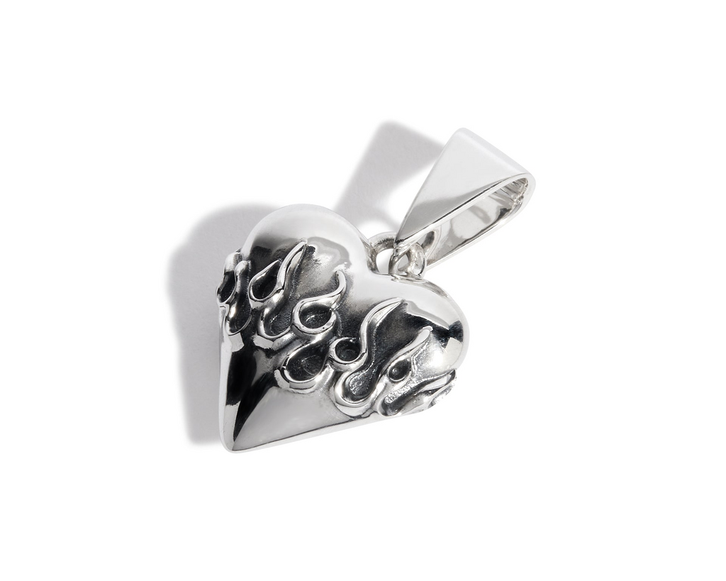 Flaming Heart Pendant