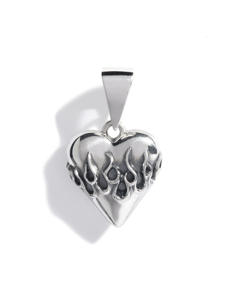 Flaming Heart Pendant