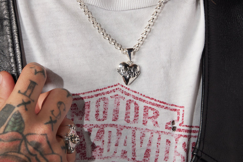 Flaming Heart Pendant