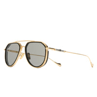 Gold Frame and Grey Lens