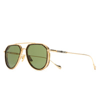 Gold Frame and Green Lens