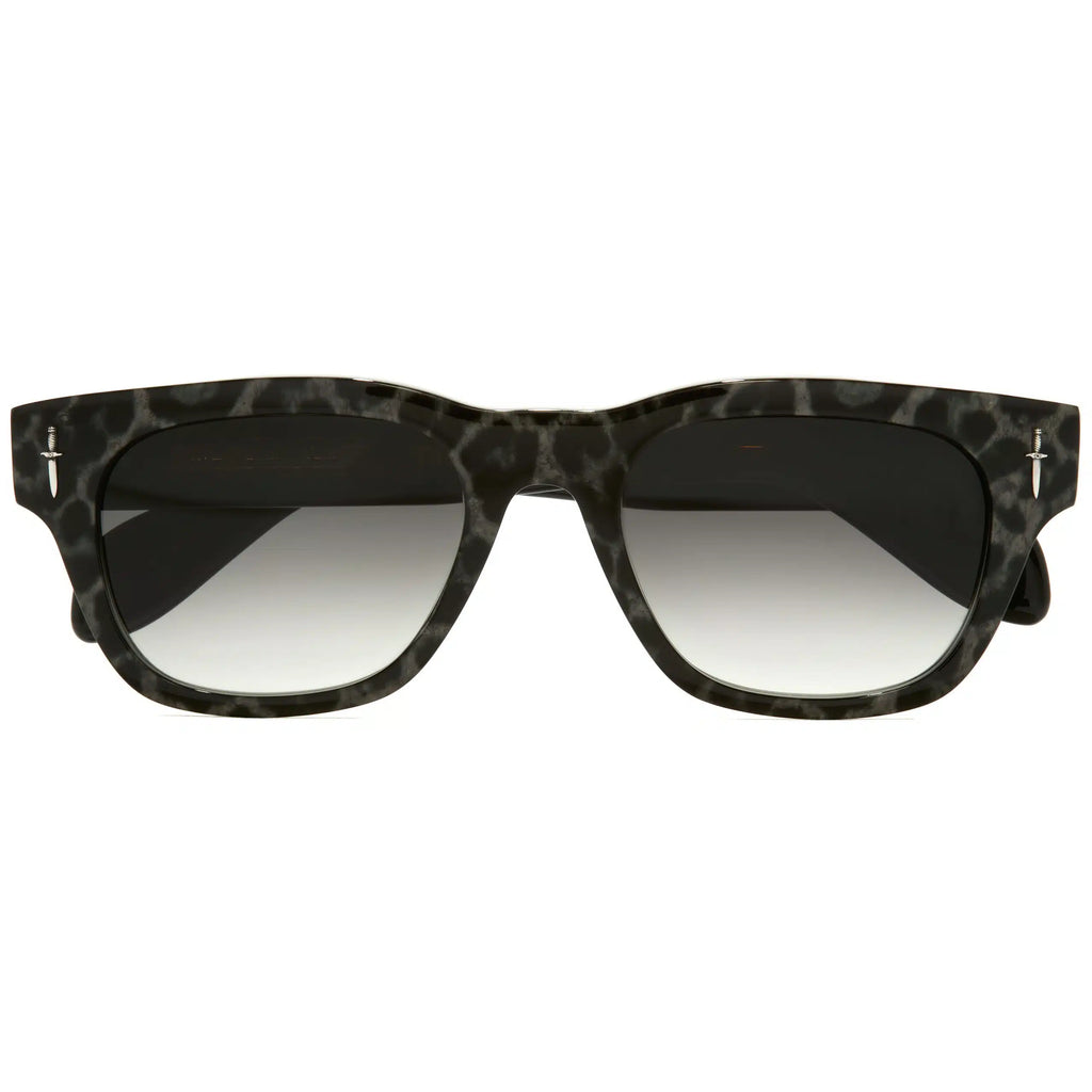 Leopard on Black Crossbones Sunglasses