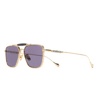 Gold Frame and Purple Lens
