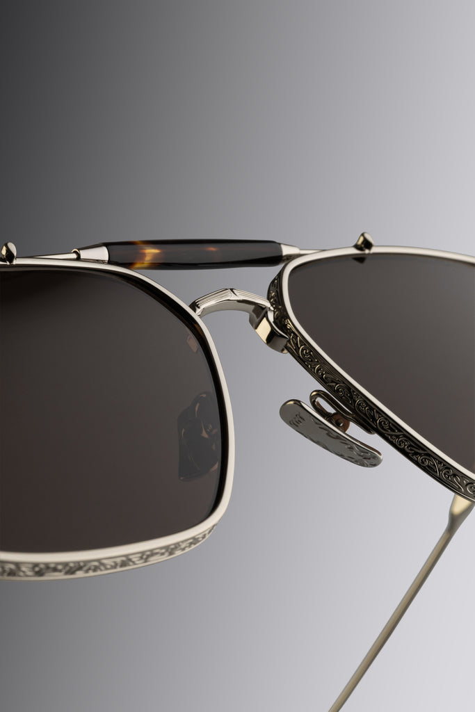 Cutler and Gross x TGF Capri Rectangular Sunglasses