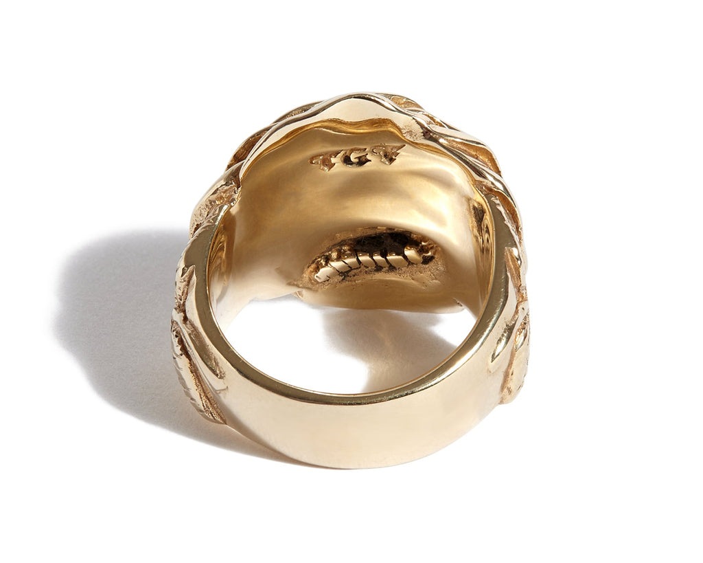Solid 9ct Gold Rose Ring