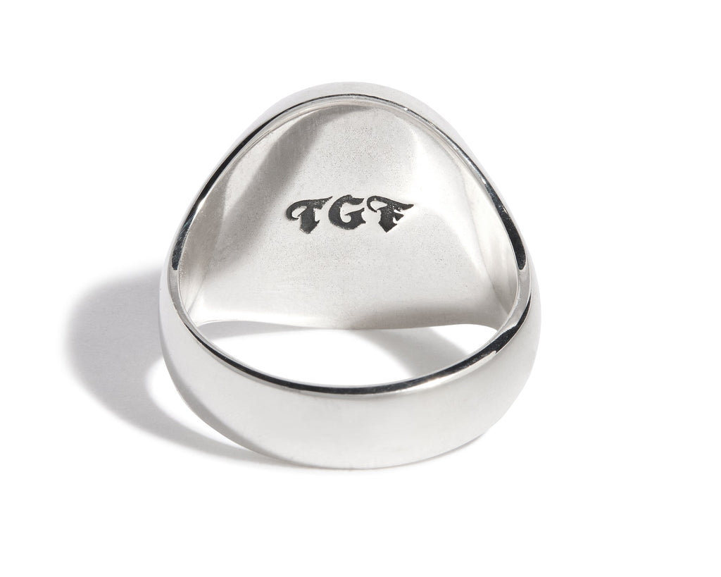 Gold Skull & Crossbones Signet