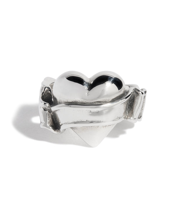 Heart and Banner Ring
