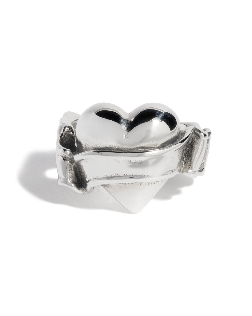 Heart and Banner Ring