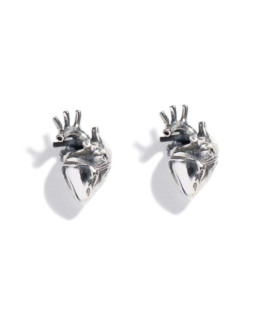Anatomical Heart Studs (Pair)