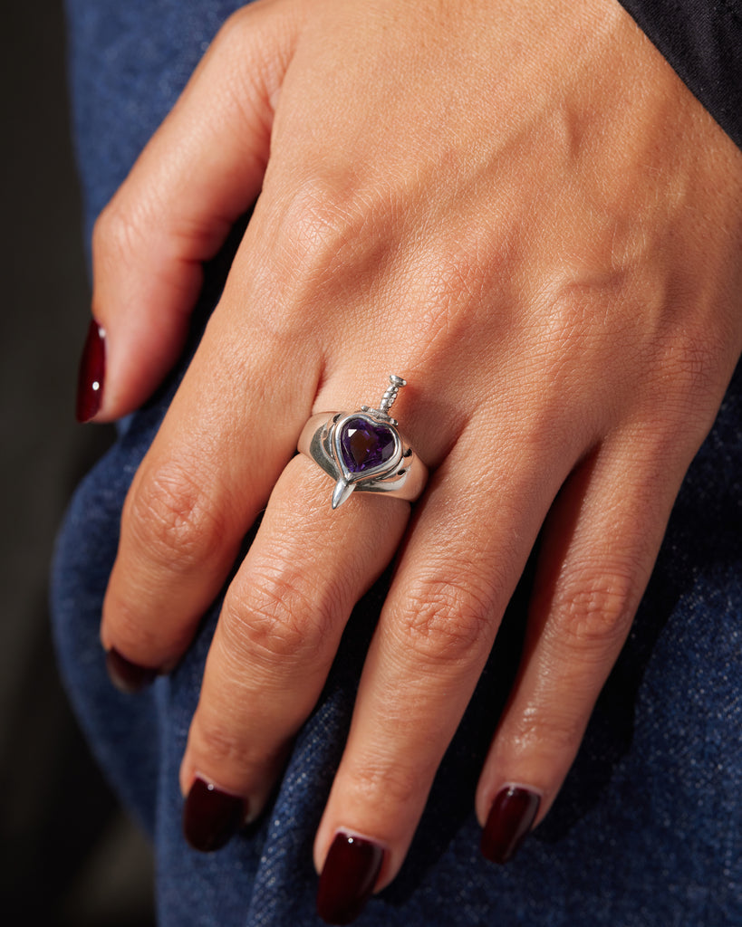 Heart & Dagger Ring