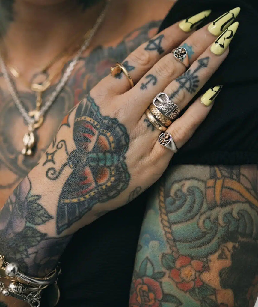 Sammi x TGF Rose Signet Ring