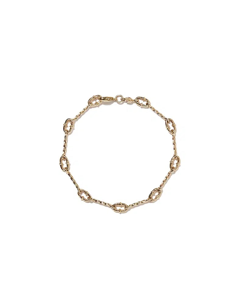 Janis Solid Gold Bracelet