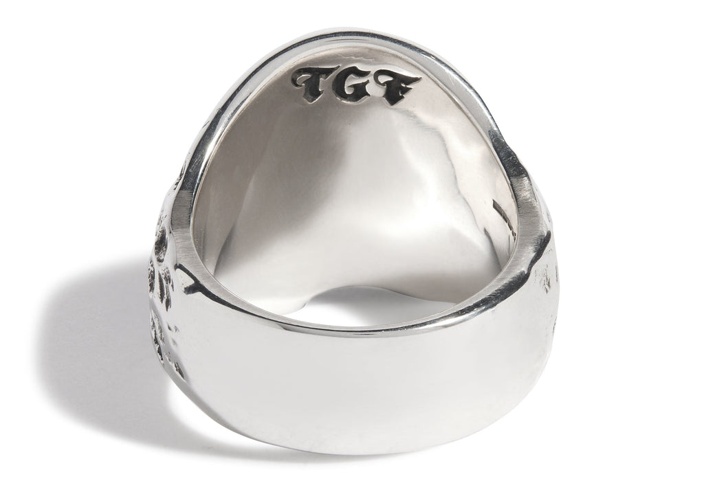 Jawless Plague Skull Ring