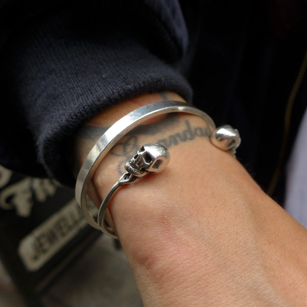 Thin Skulls Bangle