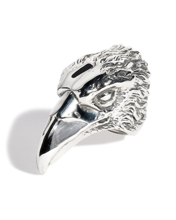 Large Eagle Head Ring
