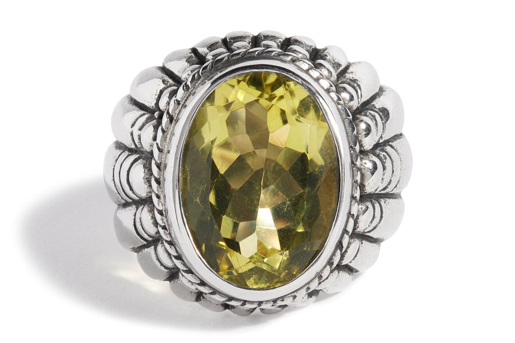 Large Feather Setting Ring