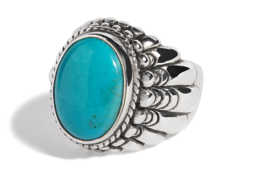Large Feather Setting Ring