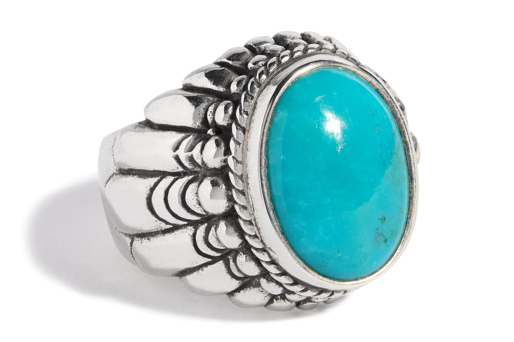 Large Feather Setting Ring