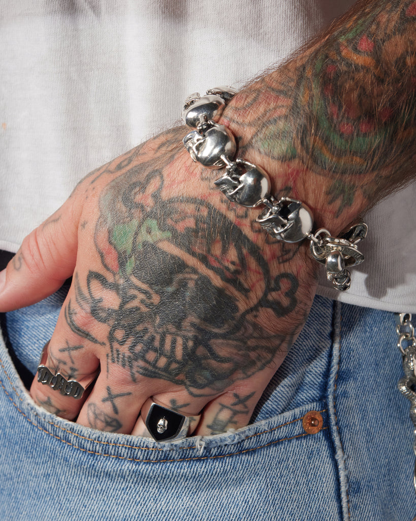 Large Skull Bracelet