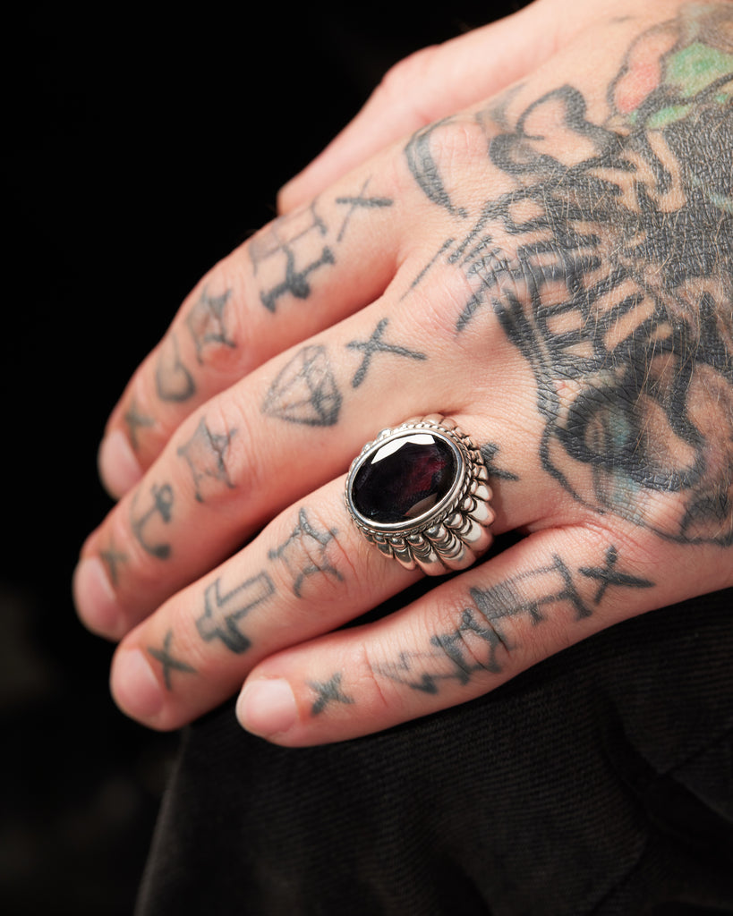 Large Feather Setting Ring