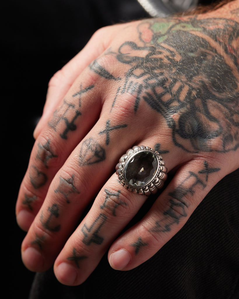 Large Feather Setting Ring