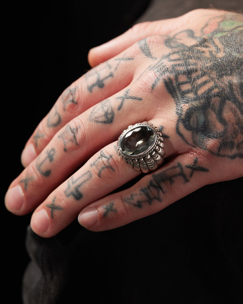 Large Feather Setting Ring