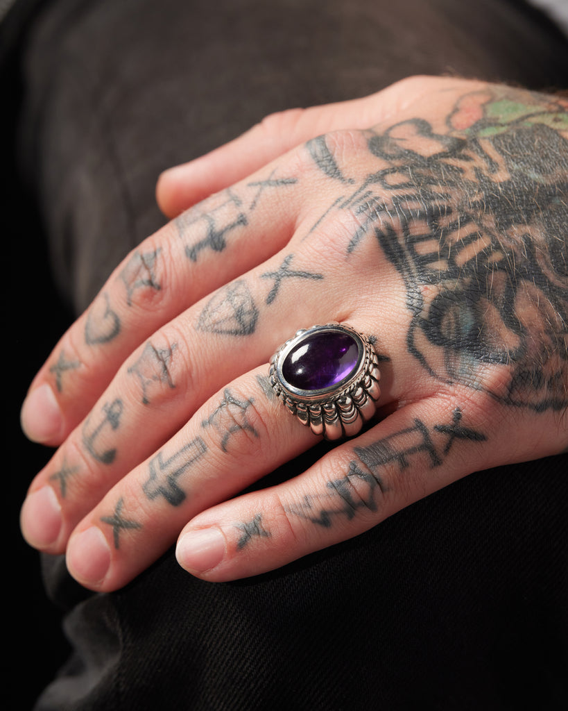 Large Feather Setting Ring