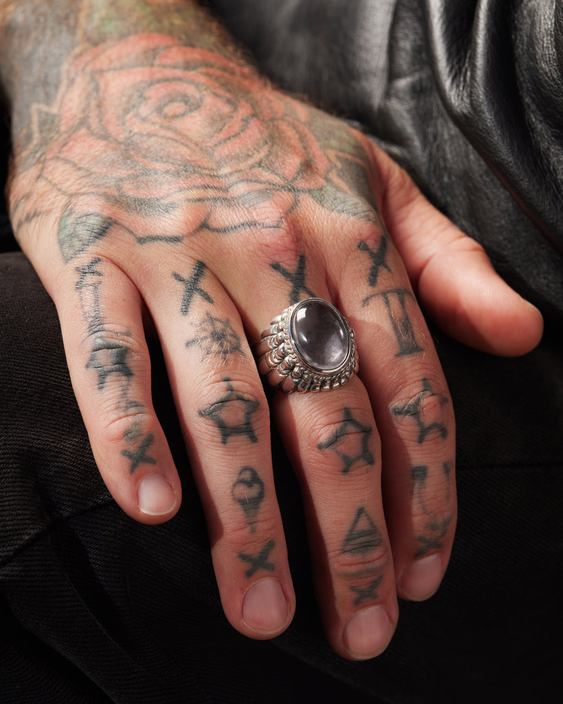 Large Feather Setting Ring