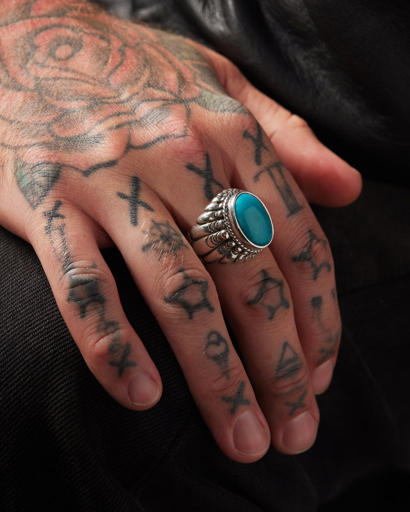 Large Feather Setting Ring